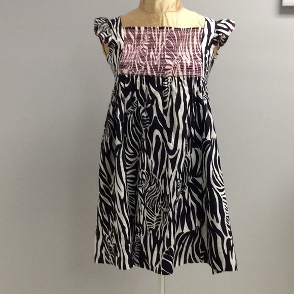 Lilly Pulitzer Other - Lilly Pulitzer Navy/White Animal Print Girls Dress